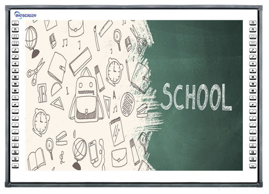 96 Inch Aluminium Frame  Infrared Touch Projector Touch Screen Board For Schools