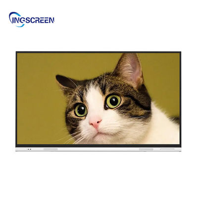4K 86in Capacitive Interactive Whiteboard Smart Interactive Panel For Conferencing