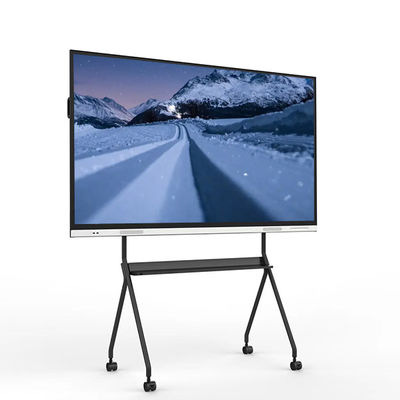 Dual System Capacitive 4k Smart Board Multi Touch Interactive Whiteboard For Business