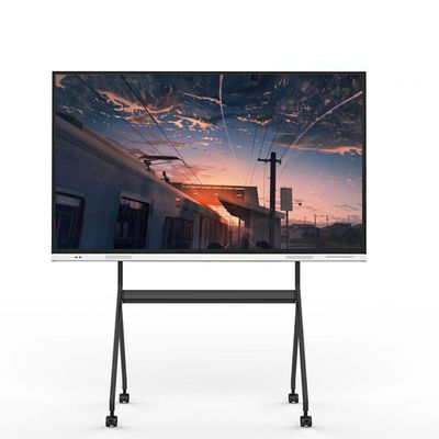 Android 8.0 Classroom 75 Inch Capacitive Interactive Whiteboard 4K Display For Meeting