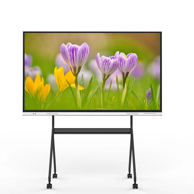 75 Inch Capacitive Interactive Flat Panels DLED Classroom Interactive Whiteboard