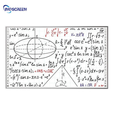 10 Points Digital Board 75 Inch Smart Board For Classroom Whiteboard Digital 6000hrs
