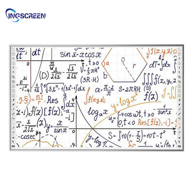 2.4G Electronic 4K IR Interactive Whiteboard Digital Interactive White Board 86in