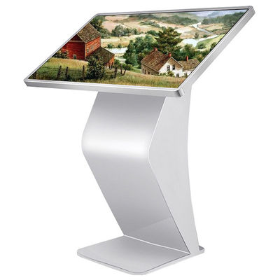 Wall Mounted Digital Signage Kiosk 65in 75in LCD Self Service Touch Screen Kiosks