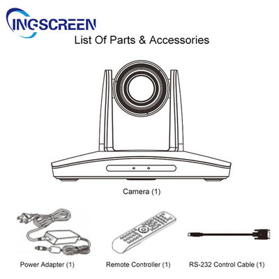 360 Degree 1080P Conference Camera Auto Tracking UHD 20x Zoom Meeting Camera
