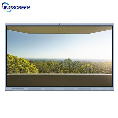 55 Inch Ingscreen Flat Interactive Panel All In One Interactive Panel For Meeting