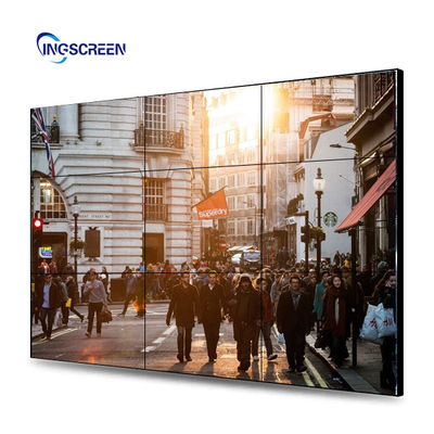 Narrow Bezel LCD Video Wall 46 Inch Screen Digital Signage Lcd Advertising 2x2m 3x3m