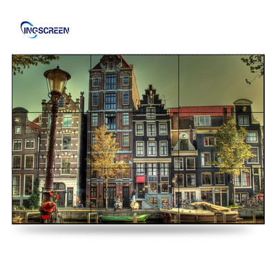 HD 2x2 3x3 LCD Video Wall 49 Inch Led Digital Signage Display For Advertising Play