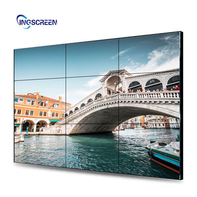 HD 2x2 3x3 LCD Video Wall 49 Inch Led Digital Signage Display For Advertising Play