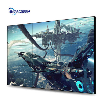 HD 2x2 3x3 LCD Video Wall 49 Inch Led Digital Signage Display For Advertising Play